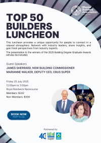 Top50 Builders Luncheon Invitation